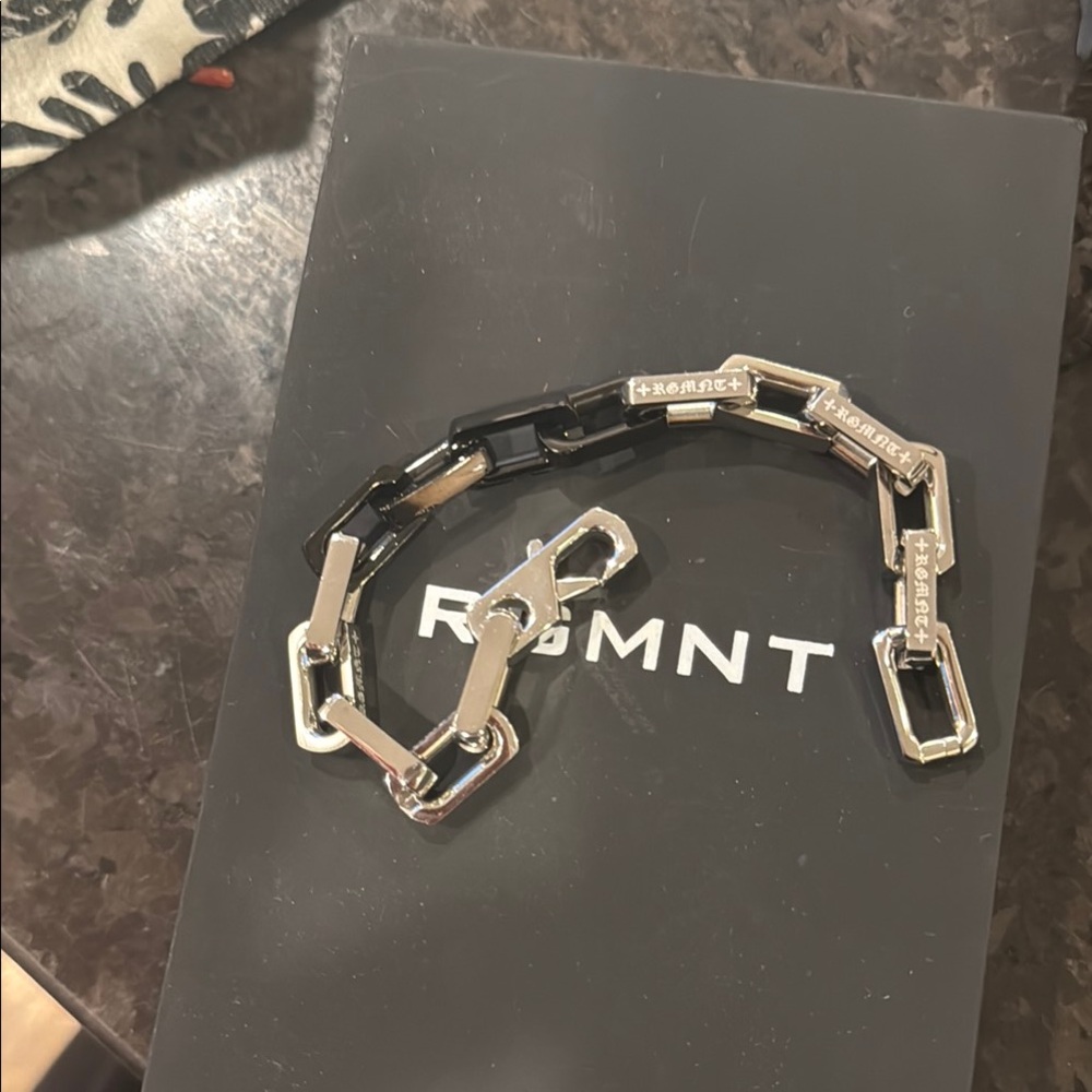 Black and Silver Men's Bracelet